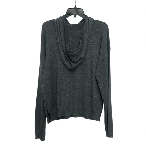 Dress Forum Hooded Sweater Cozy Long Sleeve Pullover Size Medium Gray NWT - Picture 2 of 6